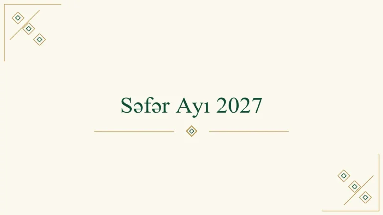 Səfər ayı 2027 başlıq şəkli